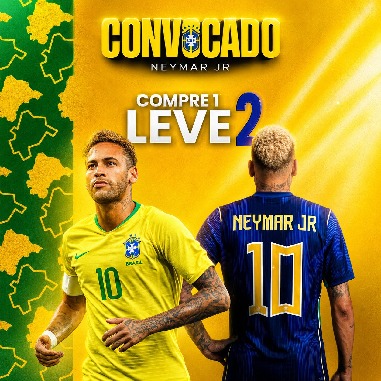Camisa do Brasil Copa 2026 (COMPRE 1 E LEVE 2)